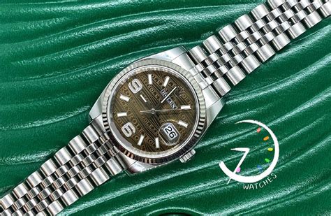 rolex 116234 brown rolex wave dial|Rolex datejust 116234 men's watch.